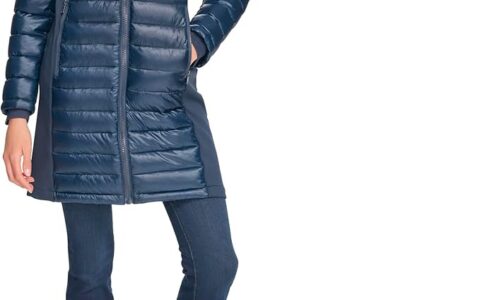 Calvin Klein 女式 中长款轻便羽绒服特卖+包邮！ 多色可选！
