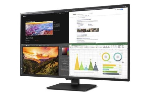 LG 43UN700-B 43英寸巨幕 4K UHD IPS 一屏多用 超高清显示器特卖+包邮！