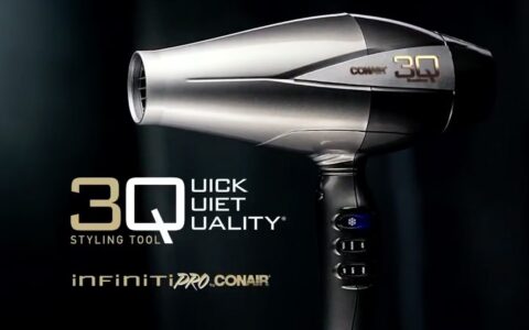 InfinitiPro by Conair 3Q 专业静音负离子电吹风特卖+包邮！