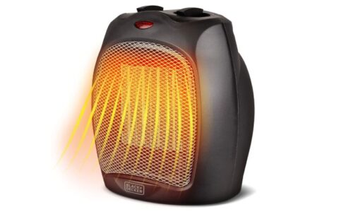 新低！Black+Decker 便携式陶瓷加热器/电暖器特卖+包邮！带过热保护，自动断电