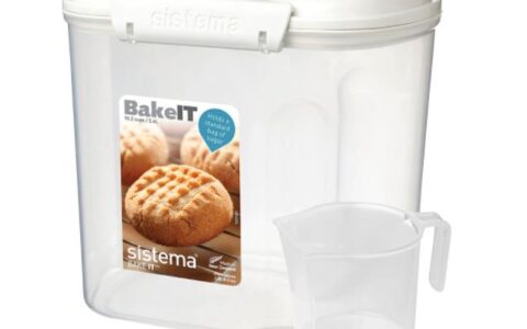 白菜价！新西兰 Sistema 10.2 杯 密闭保鲜罐/面粉罐特卖！送测量杯