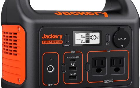 Jackery Explorer 300  293Wh 110V/300W 便携式备用电源/应急电源/太阳能发电机特卖+包邮！原价419