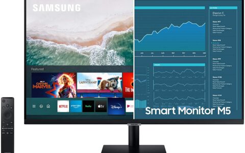 SAMSUNG 三星 32寸 M5 FHD 智能显示器/智能电视特卖+包邮！可移动连接，远程访问，带Office 365套件！