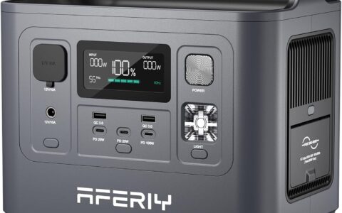 AFERIY 800W/512Wh 便携式备用电源/太阳能发电机特卖+包邮！