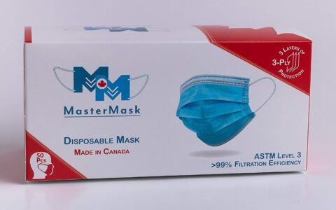 防疫必备！加拿大制造 ASTM Level 3 外科口罩50只特卖！