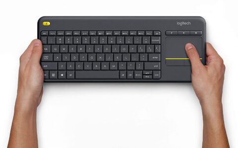Logitech 罗技  K400 Plus 无线触控键盘特卖！英法双语可选！
