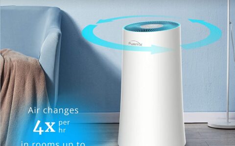 仅今天！防止过敏！PURITIX HAP450 True HEPA 超静音家用空气净化器特卖+包邮！
