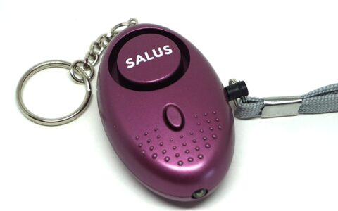 个人防身必备！SALUS 安全防身紧急报警器特卖！小巧方便，自带LED照明灯！保证您和家人的安全！