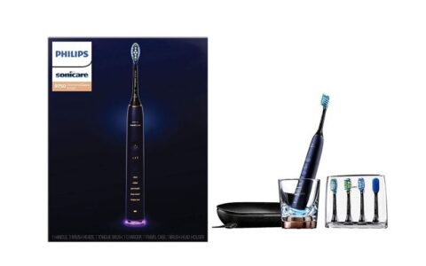 黑五价！历史低价！Philips 飞利浦 Sonicare 钻石亮白智能型 9750 声波震动牙刷套装特卖+包邮！2色可选！