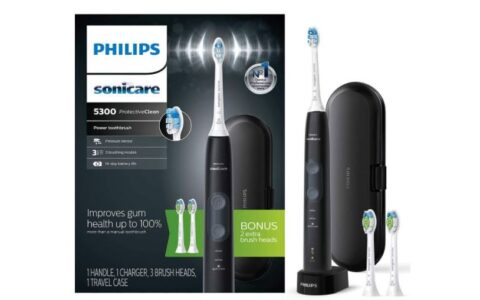 网购周一低价！Philips飞利浦 Sonicare ProtectiveClean 5300 声波电动牙刷特卖+包邮！专攻牙龈健康！