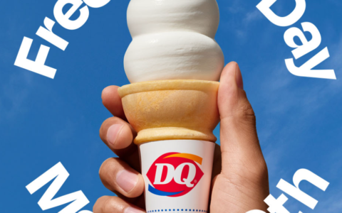 Dairy Queen 免费送香草冰淇淋甜筒