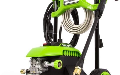Greenworks GPW1803 13安培 1800PSI 1.1 GPM 电动高压清洗机特卖+包邮！