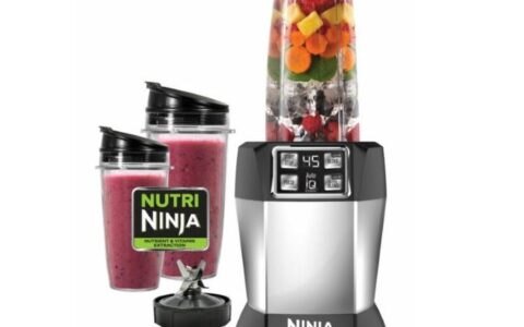 Ninja BL481C Nutri-Ninja Auto-iQ 多用途智能搅拌机特卖+包邮！送大小两只随行杯