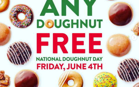 快领！加拿大甜甜圈日！Tim Hortons和Krispy Kreme免费送甜甜圈！