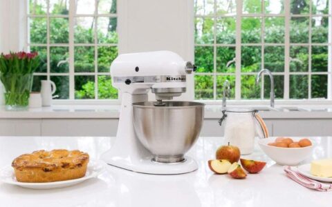 KitchenAid 4.5夸脱 经典系列 多功能厨师机特卖+包邮！黑白两色可选！