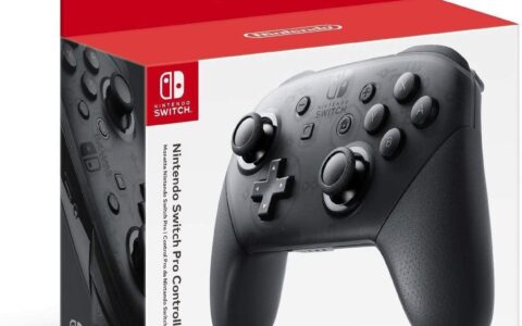 网购周一闪促！Nintendo 任天堂 Switch Pro 游戏机手柄特卖+包邮！仅限今日！