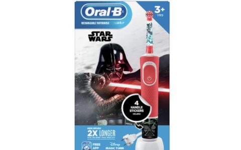 Oral-B 儿童电动牙刷特卖！带1个刷头，4张贴纸