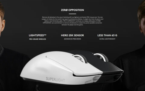 新低！Logitech 罗技 G PRO X Superlight 超轻无线游戏鼠标特卖+包邮!  目前最轻最快的无线鼠标，3色可选