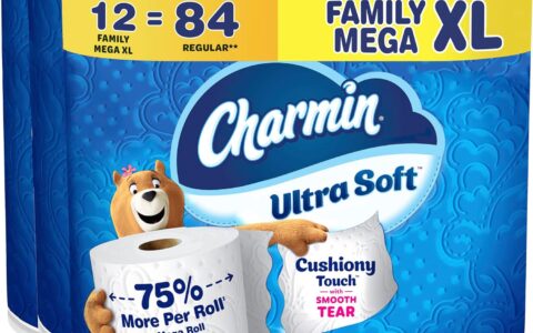 Charmin 超软/超强 大卷超值装卫生纸特卖！12大卷 = 84普通卷