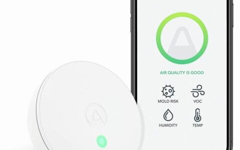 AirThings Wave Mini 室内空气质量监测器特卖+包邮！带霉菌风险指示