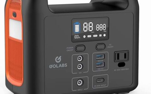 GOLABS 204Wh 110V/160W 便携电源特卖+包邮！2色可选！1小时快充，应急储能停电备用