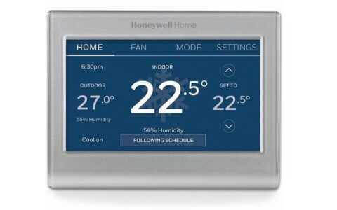 史低价！Honeywell 智能无线恒温器/温控器特卖+包邮！语音控制，彩色触摸屏，可编程，节能版，RTH9585WF1012/W