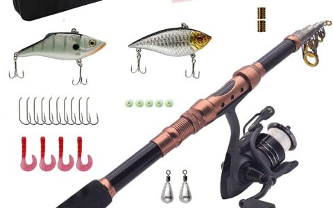 DragonSport 钓鱼30件套特卖+包邮！点击coupon再减，内含2.4米伸缩钓鱼竿/鱼线/鱼钩/鱼饵/收纳盒/手提袋！