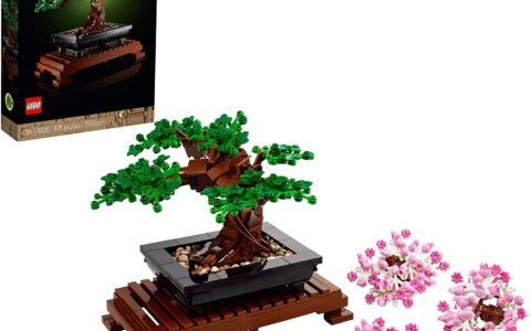 历史低价！LEGO 乐高 10281 盆景树 (878 块) 特卖+包邮！可拼成樱花树