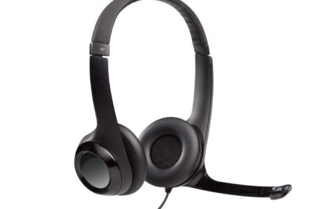 Logitech 罗技 H390 电脑耳机降噪麦克风特卖+包邮！带增强数字音效，线控