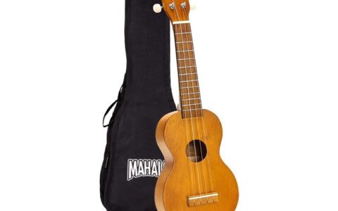 历史低价！Mahalo Ukuleles MK1-TBR 高音尤克里里/夏威夷四弦琴小吉他特卖！带背包