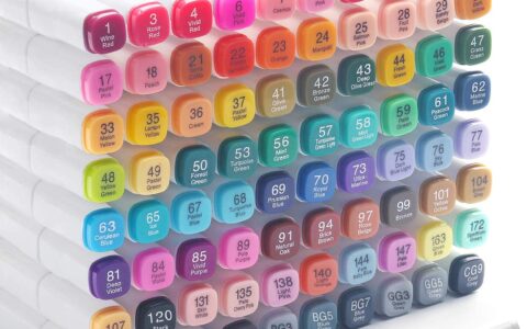 Belleza suprema 双头彩色马克笔80支超值套装特卖！