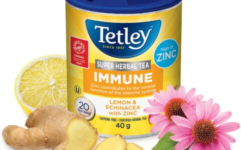 白菜价！Tetley 多款茶包特卖+额外9.5折！包括抹茶，绿茶，草本茶等，富含维生素