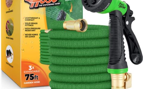 Flexi Hose 75英尺 带8速喷头弹性伸缩水管特卖+包邮！纯黄铜配件 超耐用
