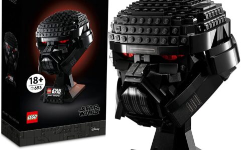 历史低价！乐高 LEGO 2022新款 75343 星球大战黑暗骑兵头盔特卖+包邮！693块，专为成人设计