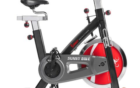 限量特卖！Sunny Health & Fitness SF-B1002 皮带版豪华静音家用动感健身自行车特卖+包邮！