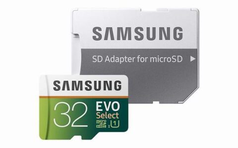 Samsung 三星 EVO Select 32GB microSDXC 闪存卡特卖！防震、防水、防温、防x射线、防磁