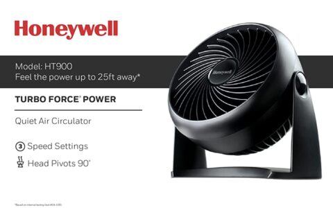 Honeywell HT-900 便携小风扇特卖！低噪音，3速可选，90度旋转头