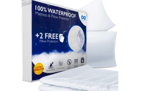 历史低价！Everlasting Comfort 100%防水床垫保护罩特卖！送2只防水枕套！多个大小可选！