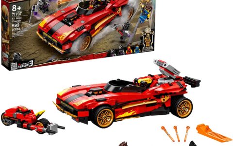 历史低价！LEGO 乐高 71737 幻影忍者 X-1 忍者战车  (599 Pcs) 特卖+包邮！