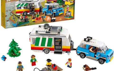 史低价！LEGO 乐高 31108 三合一大篷车家庭假日 (766 Pcs) 特卖+包邮！可再拼成野营车和灯塔