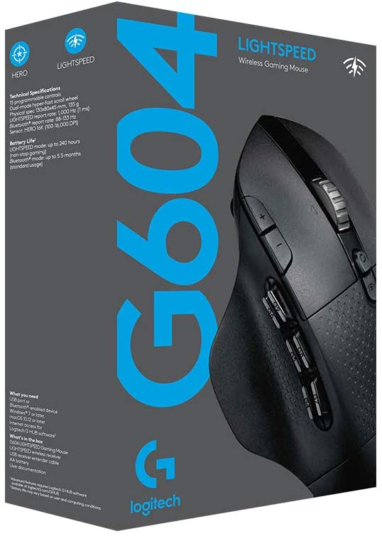 Logitech 罗技G604 LIGHTSPEED 无线游戏鼠标特卖+包邮！_A_