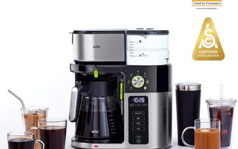 Braun 博朗 KF9050BK 多功能滴漏咖啡机特卖+包邮！2020年最佳新产品奖，可制作冰咖啡