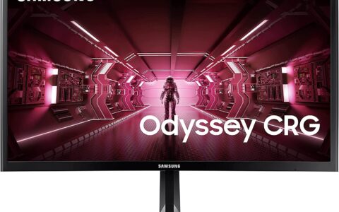 SAMSUNG 三星 Odyssey CRG 24英寸 FHD 1080p 144Hz 曲面屏游戏显示器特卖+包邮！