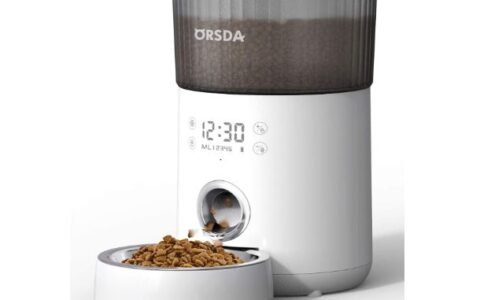 仅今天！ORSDA 4L自动猫狗喂食器特卖+包邮！可编程定时器，可录语音