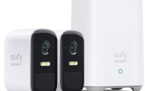 历史低价！eufyCam S220  (eufyCam 2C Pro) 两个无线安全摄像头套装特卖+包邮！2K分辨率，防风雨，夜视，无月费！