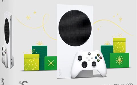 历史低价！Xbox Series S Holiday 假日版全数字游戏主机特卖+包邮！