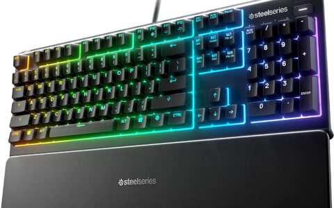 SteelSeries 赛睿 Apex 3 有线游戏机械键盘特卖+包邮！磁吸腕托，10区域RGB灯光，高性价比