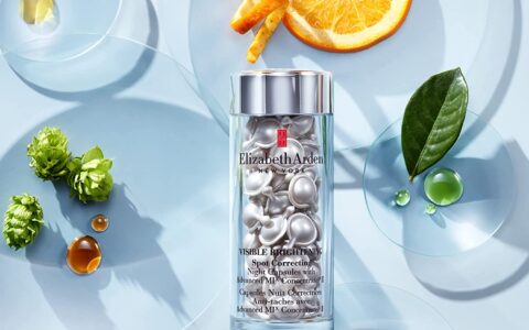伊丽莎白雅顿 Elizabeth Arden 银胶晶璨皙颜多效夜间精华液60粒装特卖+包邮！美白淡痘印
