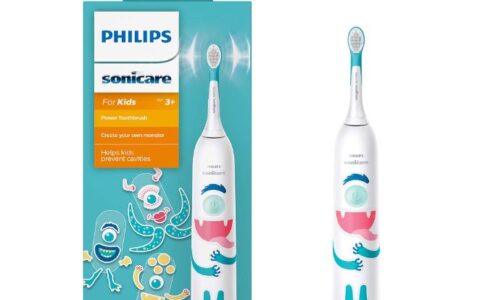 黑五史低价！Philips Sonicare Hx3411/01 儿童电动牙刷特卖！带怪物贴纸，好用又好玩