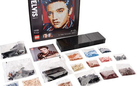 LEGO 乐高 31204 猫王 Elvis Presley  (3445 Pcs) 特卖+包邮！可拼出猫王3副肖像，或自行创作